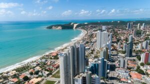 Panoramic view of the city of Natal, Brazil