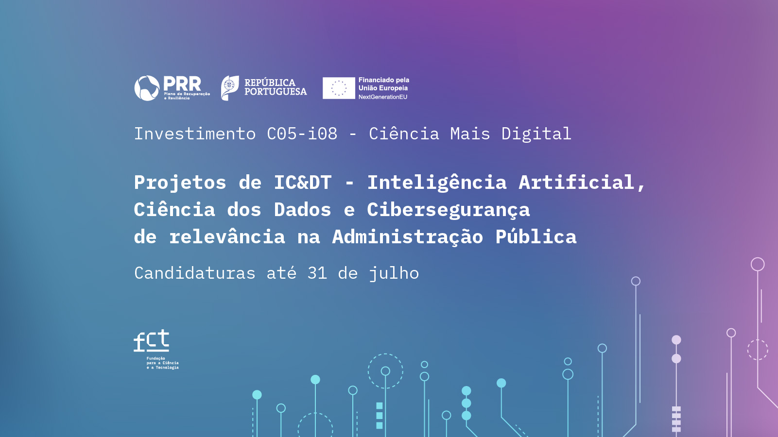 Noticia - Projetos de IC&DT - Ciência dos Dados e Inteligência Artificial na Administração Pública
