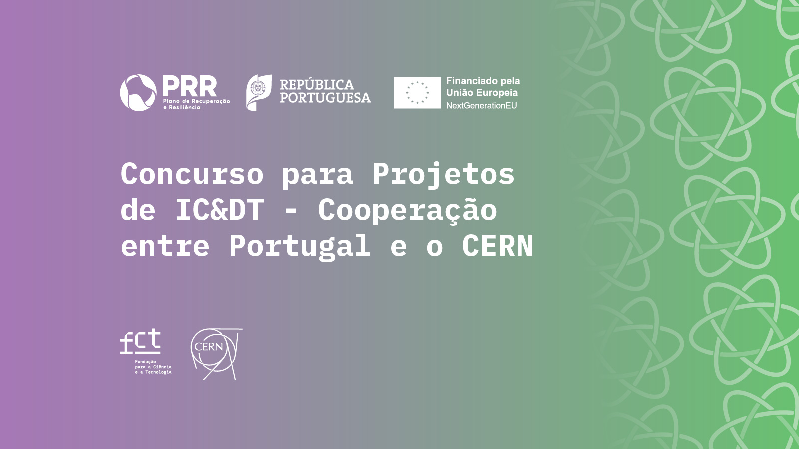 Imagem alusiva ao Concurso de Projetos IC&DT: Cooperação entre Portugal e o CERN - 2024