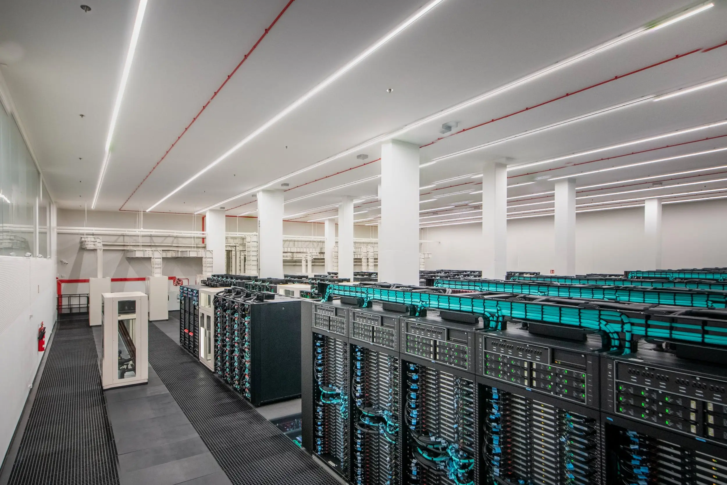 Foto das instalações onde se localiza o supercomputador Marenostrum